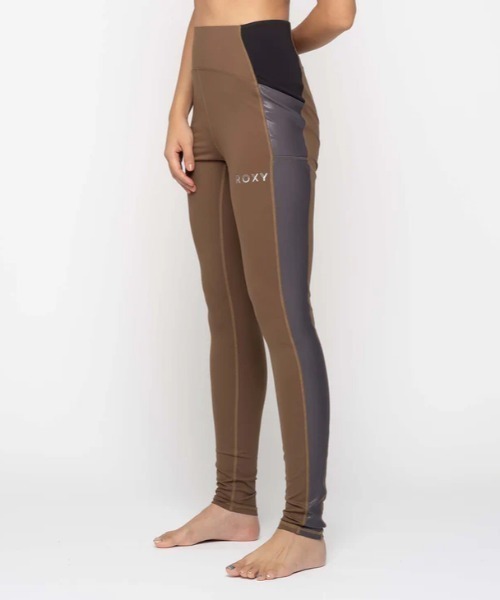 新品未使用　ロキシーレギンス &ブラトップセット 定価13,000円のお品 セール】JUMP HIGH METALLIC L/ロキシー水陸両用速乾UVカット