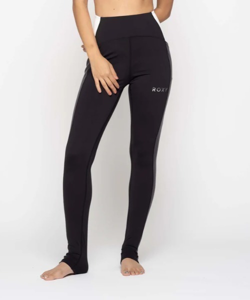 ロキシー　ブラック　レディース　M アウトレット ROXY ロキシー RISE & VIBE RIB LS トップス BLACK