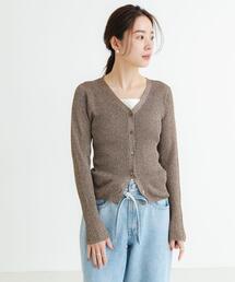 URBAN RESEARCH | ラメリブニットカーディガン(カーディガン/ボレロ)