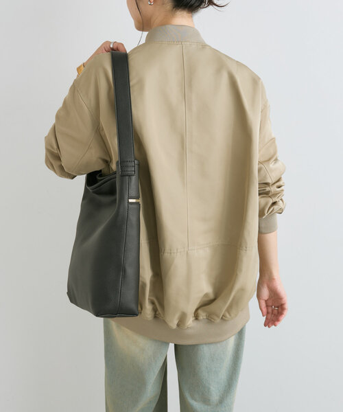 RIVE DROITE（リヴドロワ）の「【褒められアウター】バックコクーンMA-1（MA-1・レディース・キャメル/ベージュ/カーキ・FREE）」の21枚目の写真