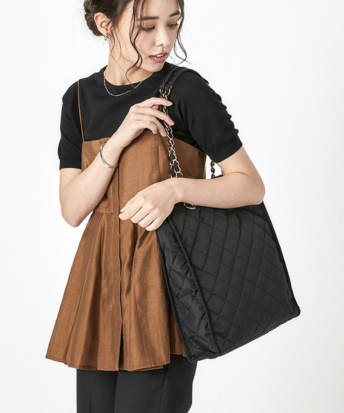 チェーンバッグ LeSportsac（レスポートサック）の「CHAIN N/S TOTE ブラック