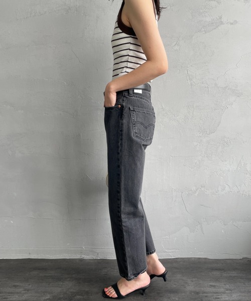 Levi's（リーバイス）の「[LEVI’S/リーバイス] 501 90’S アンクルカットテーパードデニム（デニムパンツ・レディース・ライトインディゴブルー/インディゴブルー/ブラック系・25/26/27/24）」の6枚目の写真