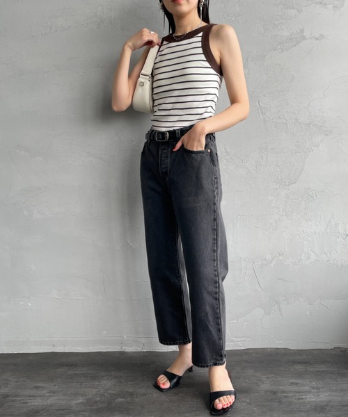 Levi's（リーバイス）の「[LEVI’S/リーバイス] 501 90’S アンクルカットテーパードデニム（デニムパンツ・レディース・ライトインディゴブルー/インディゴブルー/ブラック系・25/26/27/24）」の8枚目の写真
