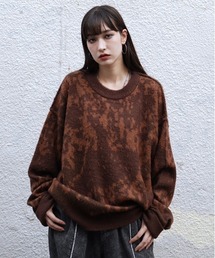 INTER FACTORY（インターファクトリー）の「しの - Shaggy Gradation Knit / シャギーグラデーションニット　made in INTER FACTORY（ニット/セーター）」