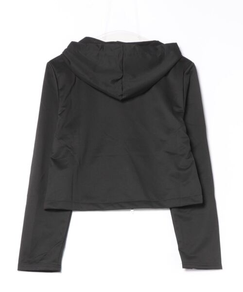 urge:(アージコロン )の「【URGE:】W ジップ クロップド丈 パーカー(パーカー・レディース・ブラック/グレー/ホワイト・MEDIUM/LARGE/X-LARGE)」の13枚目の写真