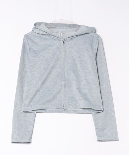urge:(アージコロン )の「【URGE:】W ジップ クロップド丈 パーカー(パーカー・レディース・ブラック/グレー/ホワイト・MEDIUM/LARGE/X-LARGE)」の16枚目の写真