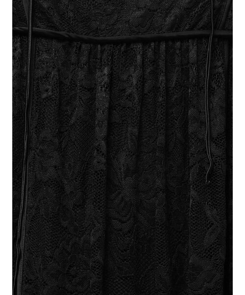 merry jenny（メリージェニー）の「デコラティブレースキャミワンピース（ワンピース・レディース・ブラック/アイボリー・FREE）」の21枚目の写真