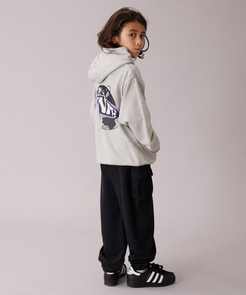 PAIRMANON STREET（ペアマノンストリート）の「【PAIRMANON STREET】裏毛 プリント フーディー スウェット 長袖 パーカー（パーカー・キッズ・ブラック/ブラック系その他/グレー系その他/ブラウン系その他2/グレー/イエロー・90/160/150/140/130/120/110/100）」の12枚目の写真