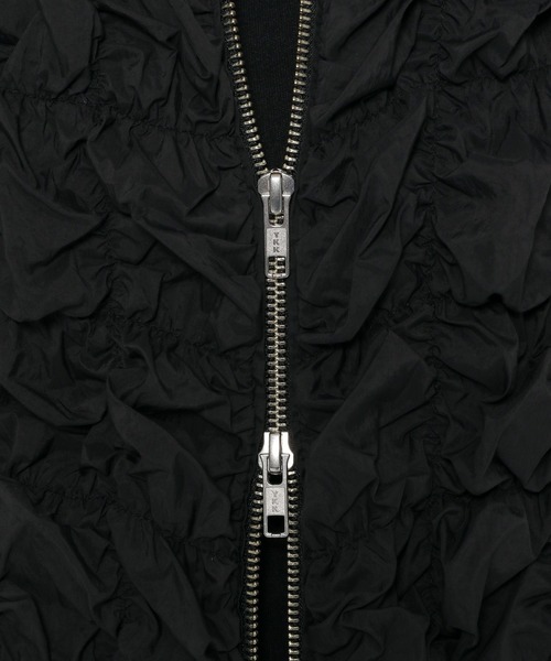 LOWRYS FARM（ローリーズファーム）の「ポコポコＺＩＰシャツＬＳ 137231（シャツ/ブラウス・レディース・アイボリー/ピンク/ブラック・FREE）」の14枚目の写真