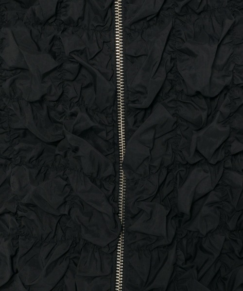 LOWRYS FARM（ローリーズファーム）の「ポコポコＺＩＰシャツＬＳ 137231（シャツ/ブラウス・レディース・アイボリー/ピンク/ブラック・FREE）」の16枚目の写真