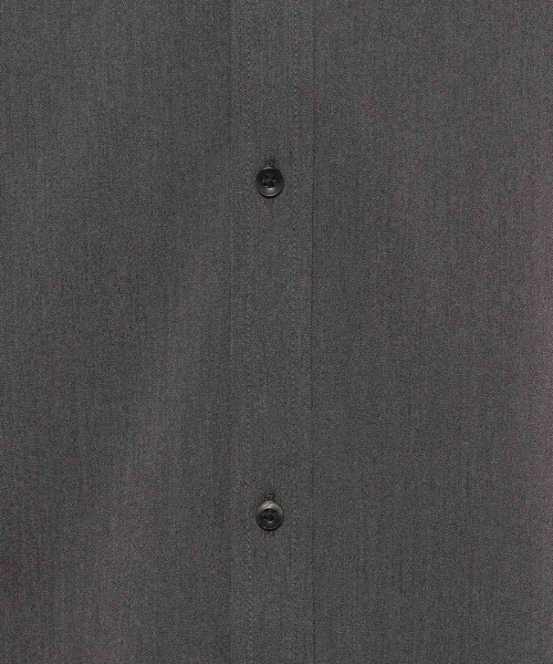 niko and...（ニコアンド）の「TRツイルバンドカラーシャツ（シャツ/ブラウス・メンズ・チャコール/ブラック・LARGE/MEDIUM）」の7枚目の写真