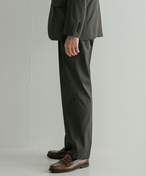 URBAN RESEARCH（アーバンリサーチ）の「RE:NAPES サテンスラックス（スラックス・メンズ・チャコールグレー/ネイビー・MEDIUM/LARGE）」の9枚目の写真