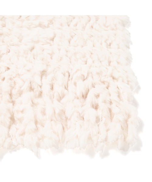 セール】フィーザ スロー（ひざ掛け）1700×1300 ホワイト