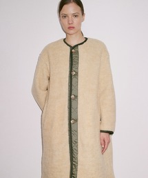LAVENHAM(xn)Sherpa Long Coat Womens / VFp O R[g EBY(̑AE^[)