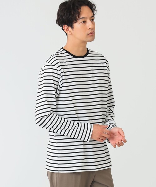 HERMES - エルメス Tシャツ 18SS カットソー ボーダー リネン