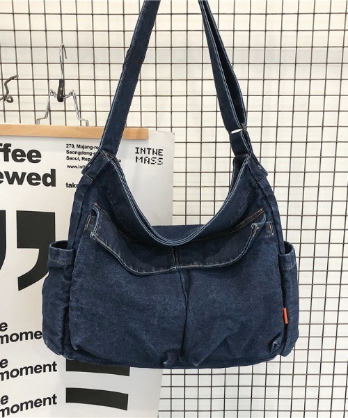 B.R.U（ブル）の「デニムショルダーバッグ（ショルダーバッグ・メンズ・ライトブルー/ブルー・FREE）」の9枚目の写真
