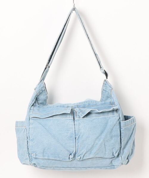 B.R.U（ブル）の「デニムショルダーバッグ（ショルダーバッグ・メンズ・ライトブルー/ブルー・FREE）」の10枚目の写真