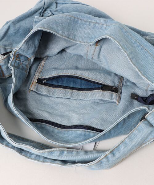 B.R.U（ブル）の「デニムショルダーバッグ（ショルダーバッグ・メンズ・ライトブルー/ブルー・FREE）」の14枚目の写真