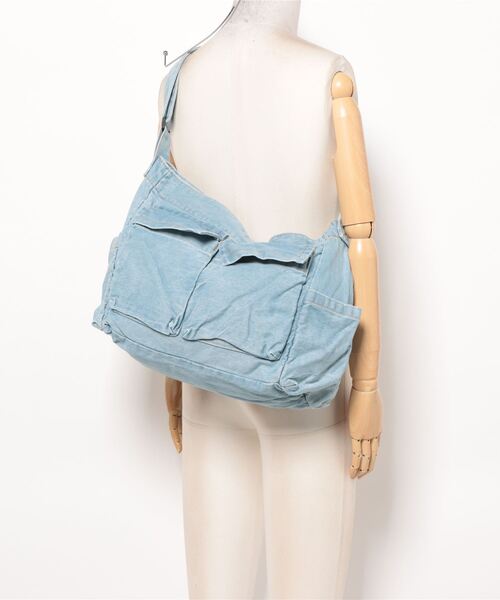 B.R.U（ブル）の「デニムショルダーバッグ（ショルダーバッグ・メンズ・ライトブルー/ブルー・FREE）」の15枚目の写真