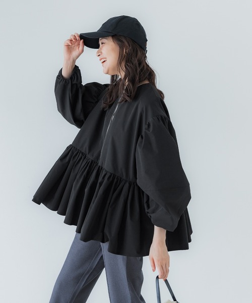 coca（coca）（コカ）の「バルーンスリーブギャザージャケット（ノー