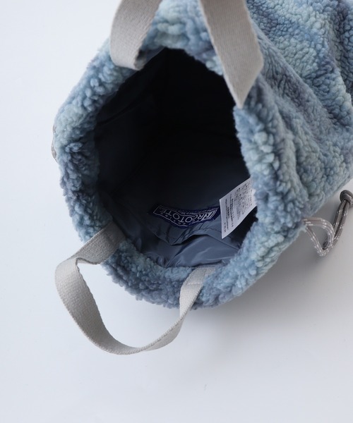 ROOTOTE(ルートート)の「ROOTOTE ボア巾着ショルダー(ショルダーバッグ・レディース・レオパード/ダークグレー/サックスブルー系/ホワイト系・FREE)」の13枚目の写真