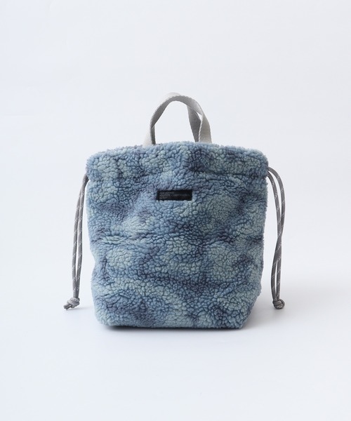 ROOTOTE(ルートート)の「ROOTOTE ボア巾着ショルダー(ショルダーバッグ・レディース・レオパード/ダークグレー/サックスブルー系/ホワイト系・FREE)」の7枚目の写真