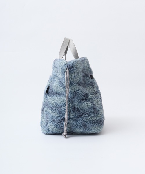 ROOTOTE(ルートート)の「ROOTOTE ボア巾着ショルダー(ショルダーバッグ・レディース・レオパード/ダークグレー/サックスブルー系/ホワイト系・FREE)」の6枚目の写真