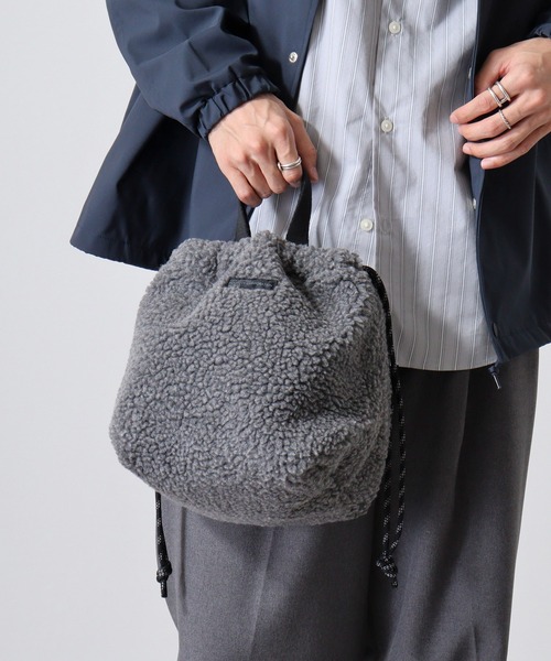 ROOTOTE(ルートート)の「ROOTOTE ボア巾着ショルダー(ショルダーバッグ・レディース・レオパード/ダークグレー/サックスブルー系/ホワイト系・FREE)」の15枚目の写真