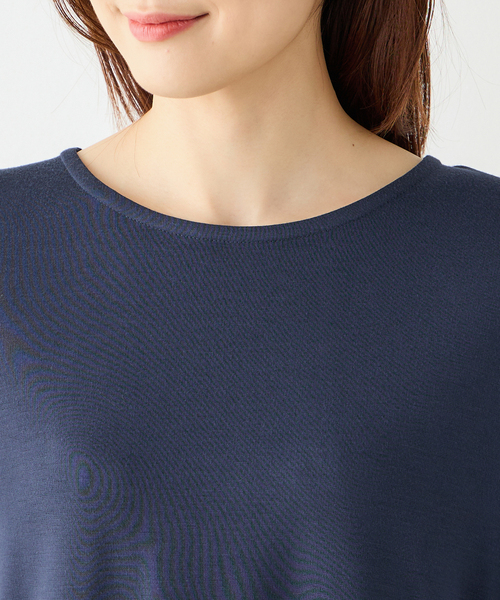 Petit Honfleur(プチオンフルール)の「★春トップス★裾レースプルオーバー(Tシャツ/カットソー・レディース・グレー/ネイビー/ブラウン・M/L)」の6枚目の写真