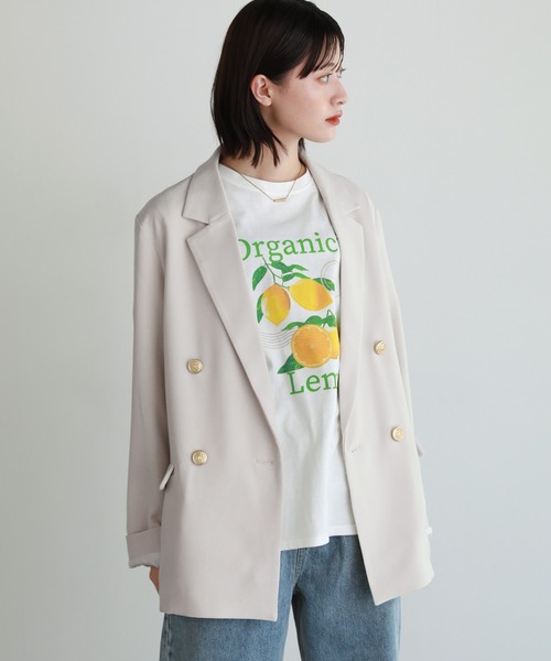 shetila（シェティラ）の「美人度があがる、 金ボタン ダブル