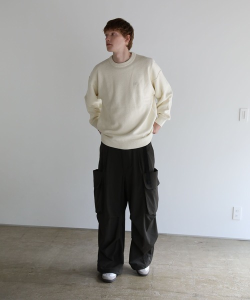 BAYFLOW（ベイフロー）の「【ウルマ×BAYFLOW】バギーフィットテッククライミングカーゴパンツ（カーゴパンツ・メンズ・ブラック/カーキ・MEDIUM/LARGE）」の6枚目の写真