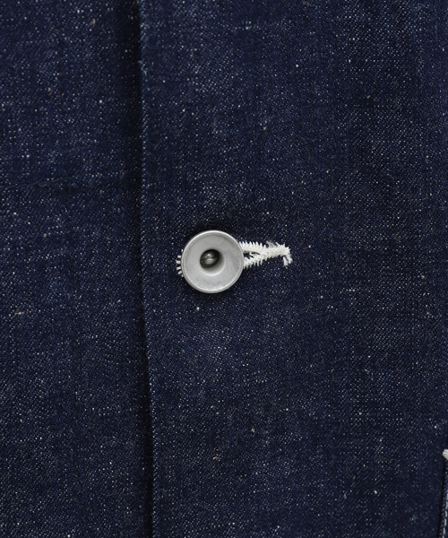 JOURNAL STANDARD J.S HOMESTEAD(ジャーナルスタンダードホームステッド)の「J.S.Homestead / RIGID DENIM CHORE COAT(カバーオール・メンズ・ネイビー・MEDIUM/LARGE)」の13枚目の写真