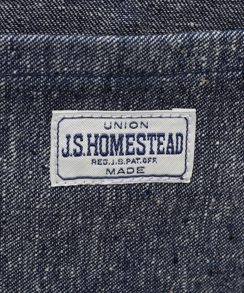 JOURNAL STANDARD J.S HOMESTEAD(ジャーナルスタンダードホームステッド)の「J.S.Homestead / RIGID DENIM CHORE COAT(カバーオール・メンズ・ネイビー・MEDIUM/LARGE)」の19枚目の写真