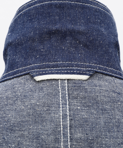 JOURNAL STANDARD J.S HOMESTEAD(ジャーナルスタンダードホームステッド)の「J.S.Homestead / RIGID DENIM CHORE COAT(カバーオール・メンズ・ネイビー・MEDIUM/LARGE)」の21枚目の写真