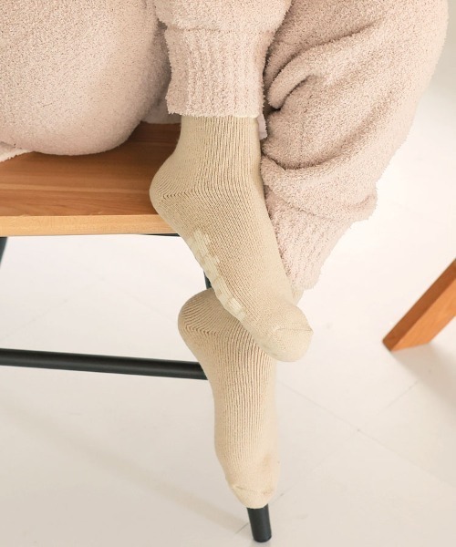 DONOBAN(ドノバン)の「ホカロン裏起毛ソックス(ソックス/靴下・レディース・レッド/ピンク/ベージュ/イエロー/ミント/グレー/パープル/ライトピンク・23-25)」の3枚目の写真