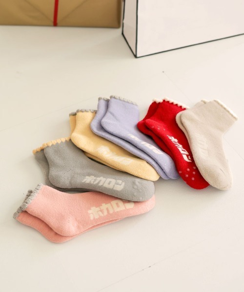 DONOBAN(ドノバン)の「ホカロン裏起毛ソックス(ソックス/靴下・レディース・レッド/ピンク/ベージュ/イエロー/ミント/グレー/パープル/ライトピンク・23-25)」の9枚目の写真