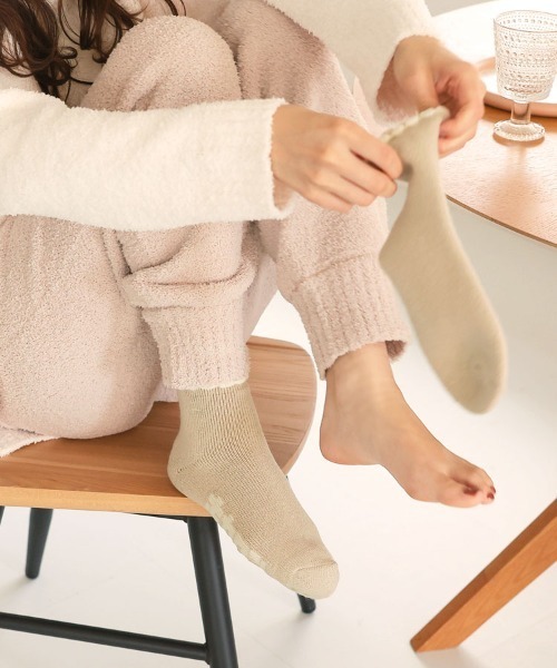 DONOBAN(ドノバン)の「ホカロン裏起毛ソックス(ソックス/靴下・レディース・レッド/ピンク/ベージュ/イエロー/ミント/グレー/パープル/ライトピンク・23-25)」の17枚目の写真