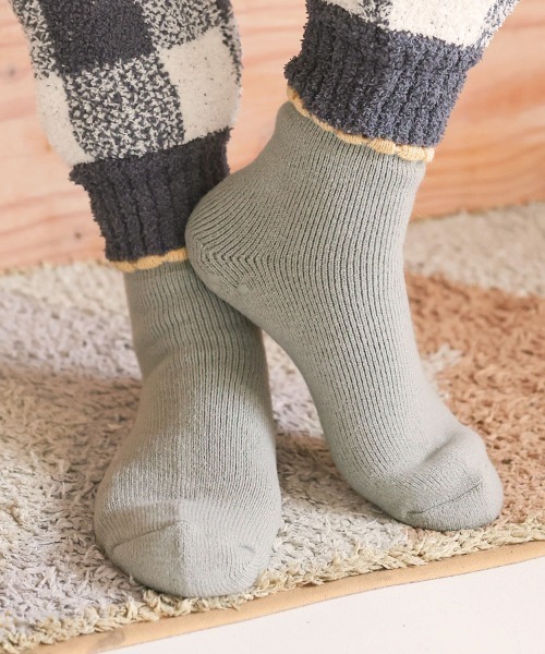 DONOBAN(ドノバン)の「ホカロン裏起毛ソックス(ソックス/靴下・レディース・レッド/ピンク/ベージュ/イエロー/ミント/グレー/パープル/ライトピンク・23-25)」の18枚目の写真