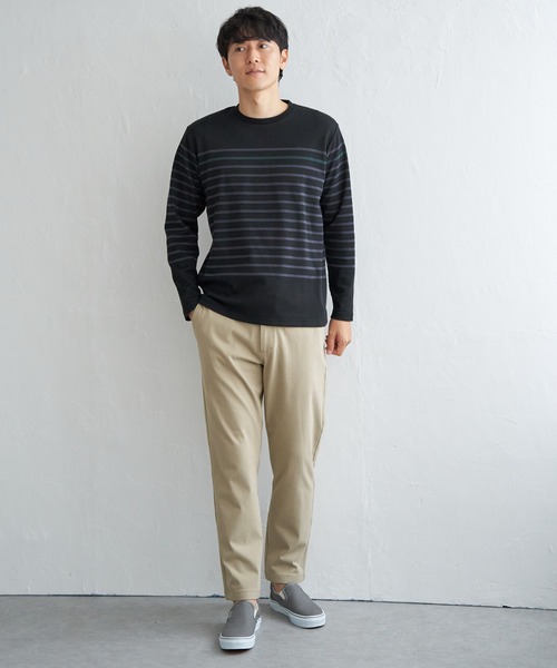 ikka（イッカ）の「【雑誌MonoMax12月号掲載】GOKU楽パンツ EASY STRETCH 起毛イージー（その他パンツ・メンズ・グレー/ブラック/ベージュ・S/M/L/XL）」の12枚目の写真