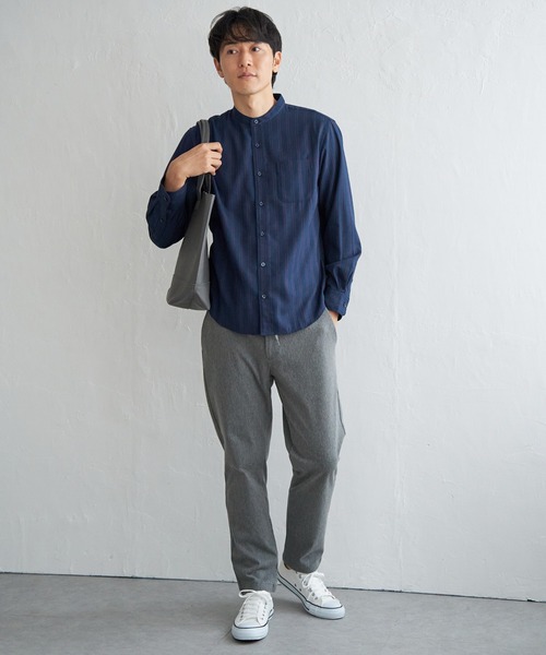 ikka（イッカ）の「【雑誌MonoMax12月号掲載】GOKU楽パンツ EASY STRETCH 起毛イージー（その他パンツ・メンズ・グレー/ブラック/ベージュ・S/M/L/XL）」の8枚目の写真