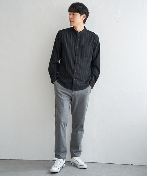 ikka（イッカ）の「【雑誌MonoMax12月号掲載】GOKU楽パンツ EASY STRETCH 起毛イージー（その他パンツ・メンズ・グレー/ブラック/ベージュ・S/M/L/XL）」の9枚目の写真