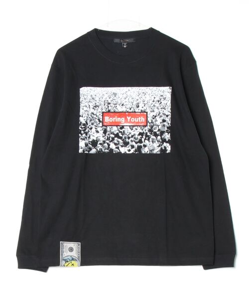 【セール】STUD MUFFIN/スタッドマフィン/Fes Sequin LS TEE（Tシャツ/カットソー）｜STUD MUFFIN（スタッドマフィン）