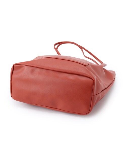 SHOO・LA・RUE（シューラルー）の「◆大人の高見え つまみハンドル ポケットトートバッグ（トートバッグ・レディース・ワインレッド/ベージュ系4/グレー/ブラック・00）」の8枚目の写真