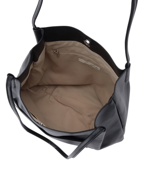 SHOO・LA・RUE（シューラルー）の「◆大人の高見え つまみハンドル ポケットトートバッグ（トートバッグ・レディース・ワインレッド/ベージュ系4/グレー/ブラック・00）」の11枚目の写真