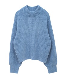 earth music&ecology | 透かしベロアモールプルオーバー(ニット/セーター)