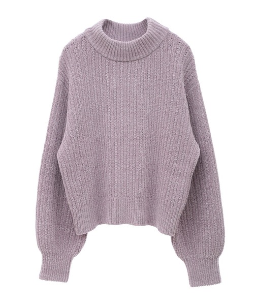 earth music&ecology（アースミュージックアンドエコロジー）の「透かしベロアモールプルオーバー（ニット/セーター・レディース・ブルー/ピンク/グレイッシュベージュ/チャコールグレー/その他8・FREE）」の22枚目の写真