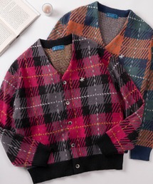 BEVERLY HILLS POLO CLUB（ビバリーヒルズポロクラブ）の「【71】【BEVERLY HILLS POLO CLUB/ビバリーヒルズポロクラブ】ワンポイント刺繍 モヘアタッチ ニットカーディガン（カーディガン/ボレロ）」