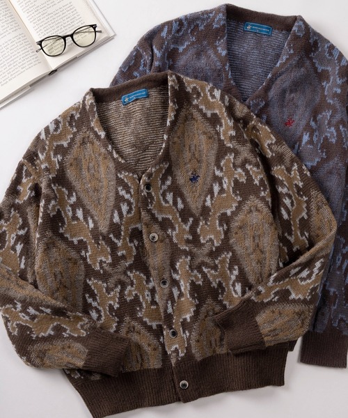 BEVERLY HILLS POLO CLUB（ビバリーヒルズポロクラブ）の「【71】【BEVERLY HILLS POLO CLUB/ビバリーヒルズポロクラブ】ワンポイント刺繍 モヘアタッチ ニットカーディガン（カーディガン/ボレロ・レディース・オレンジ/ライトブルー/エメラルド/ラベンダー/グレー系その他/グリーン系その他/スモークピンク/スミクロ/ライトベージュ/ダークオレンジ/グレー系/パープル系/ライトグレー系/オレンジ系/ブラック系/ホワイト系/ブラウン系/レッド系/ライトグレー系1/レッド系1/ブルー系/ブラック系1/グリーン系・M/L/XL）」の9枚目の写真