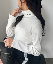 one after another NICE CLAUP | ハイネックテレコトップス(Tシャツ/カットソー)