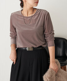 Jena espace merveilleux | ベロアプルオーバー(Tシャツ/カットソー)